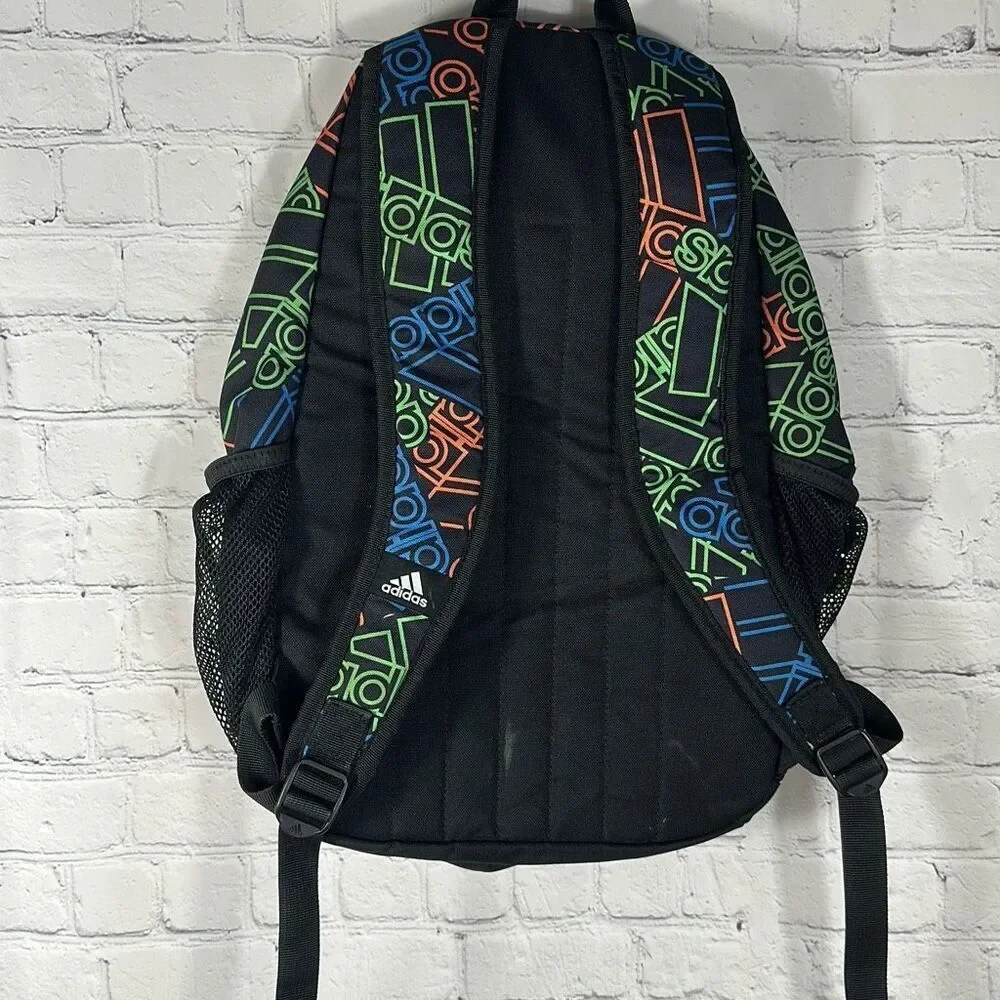 Adidas BTS Creator 2‎ Multicolor Backpack Book Bag Laptop Case Green Blue Orange